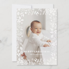 Tarjeta Festiva Festividad Navidades de superposición de marco de 