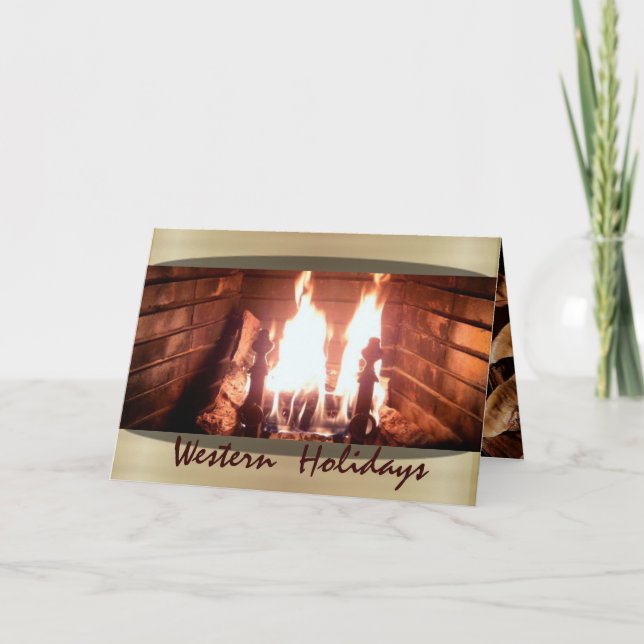 Tarjeta Festiva Festividad occidental (Anverso)