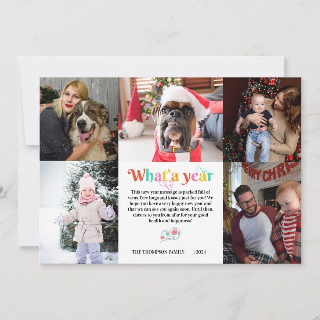 Tarjeta Festiva Festividad personalizada de la cuadrícula de Colla (Anverso)