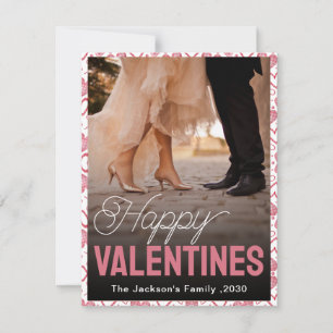 Tarjeta Festiva Festividad personalizada del Día de San Valentín