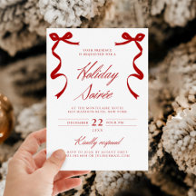 Festividad Roja Soirée Hand Drake Whimsical Bows