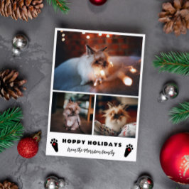 Tarjeta Festiva Festividades de la amapola del Collage de fotos Pa