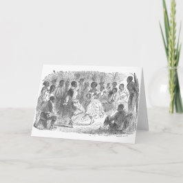 Tarjeta Festiva Festividades de la Nochebuena en un estado de