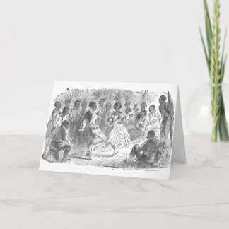 Tarjeta Festiva Festividades de la Nochebuena en un estado de