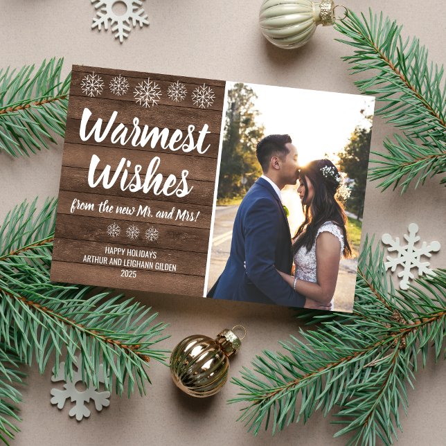 Tarjeta Festiva Festividades felices casadas Fotos navideñas (Subido por el creador)