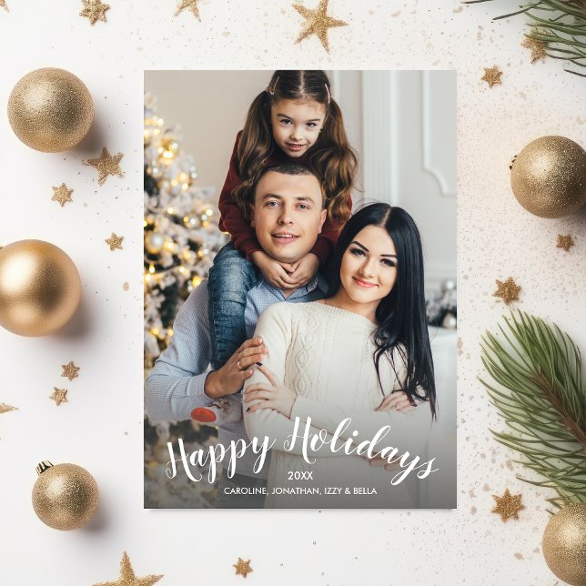 Tarjeta Festiva Festividades Felices Modernas 2 foto Personalizado (Subido por el creador)