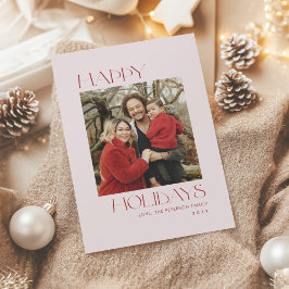 Tarjeta Festiva Festividades felices rojas y polvorientas