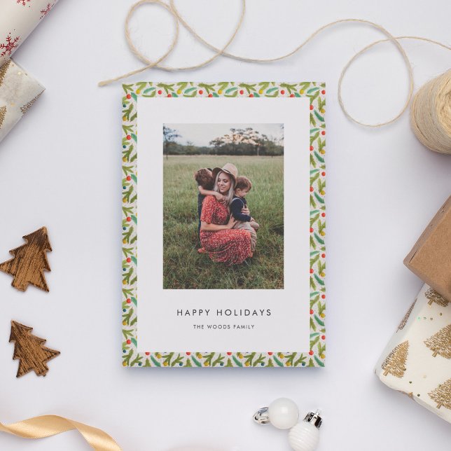 Tarjeta Festiva Festividades minimalistas Felices Fiestas Navidade (Subido por el creador)