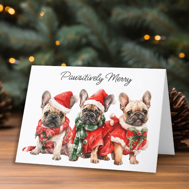 Tarjeta Festiva Festividades Navidades personalizados de perros de (Subido por el creador)