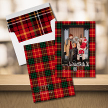 Festividades Navidades Plaid Photo