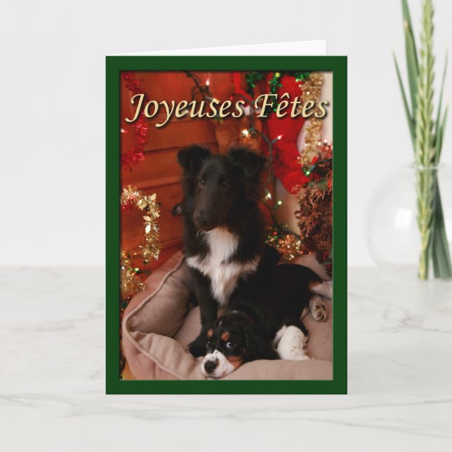Tarjeta Festiva Fetes de Joyeuses (Anverso)