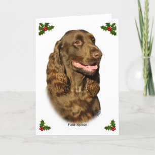Tarjeta Festiva Field Spaniel 9P018D-162