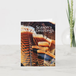 Tarjeta Festiva Fiesta de cola de Turquía estacional en ferias gen