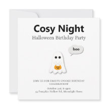 Fiesta de cumpleaños de Halloween | Diseño de fant