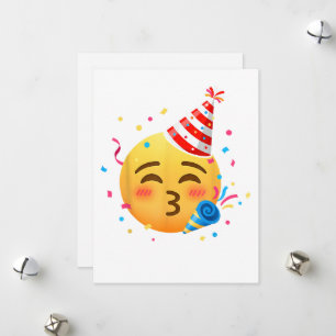 Tarjeta Festiva Fiesta de Emoticonos Divertidos