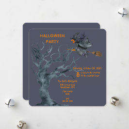 Tarjeta Festiva Fiesta DE HALLOWEEN BACKYARD