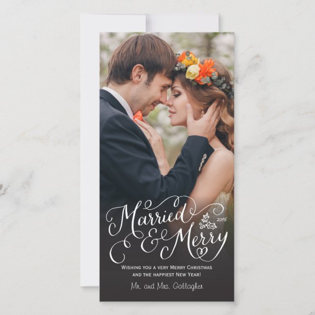 Tarjeta Festiva Fiesta de la mano de casados y moras (Anverso)