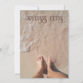 Tarjeta Festiva Fiesta de las nevadas de Quebec