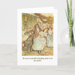 Tarjeta Festiva Fiesta de Navidades Charles Dickens