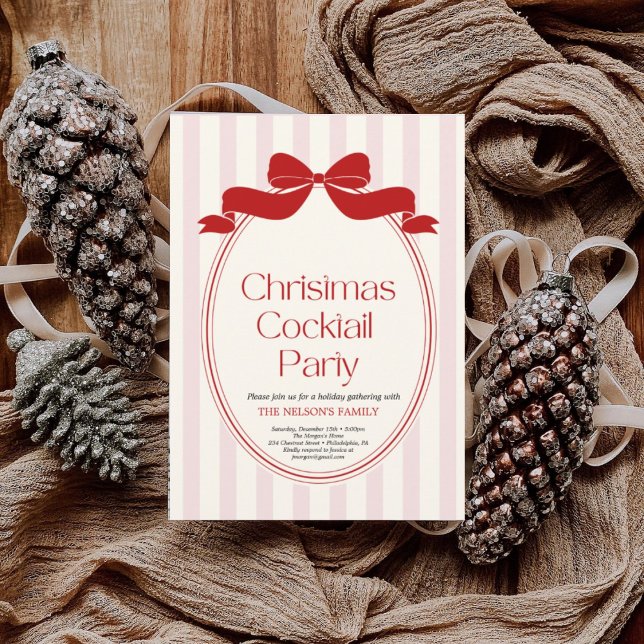 Tarjeta Festiva Fiesta de Navidades de Holiday Holly (Subido por el creador)