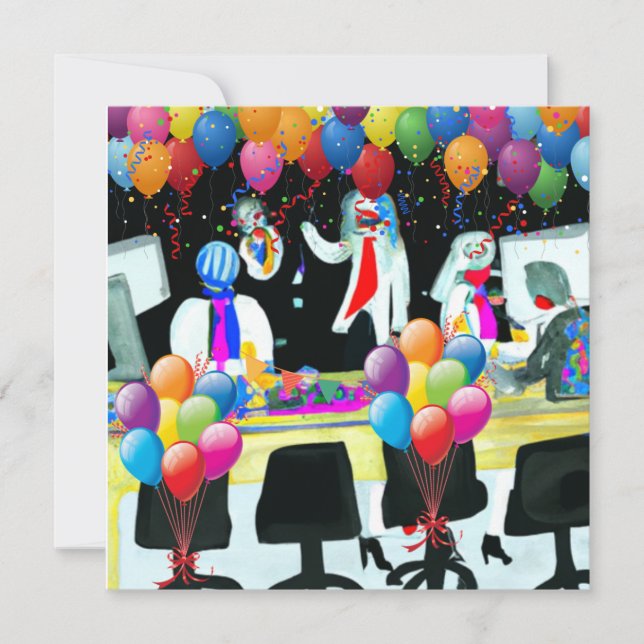 Tarjeta Festiva Fiesta de Office (Anverso)