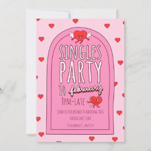 Tarjeta Festiva Fiesta El día de San Valentín de los singapurenses