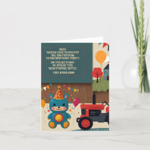 Tarjeta Festiva Fiesta invita