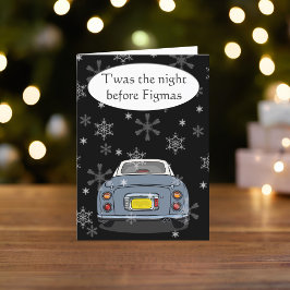 Tarjeta Festiva Figarras Figmas Lapis Figaro Navidades de coches