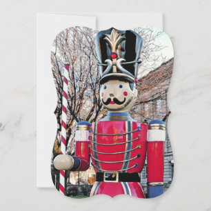TARJETA FESTIVA FIGURA DE CASCANUECES/SOLDADO DE JUGUETE/DECORACIÓ