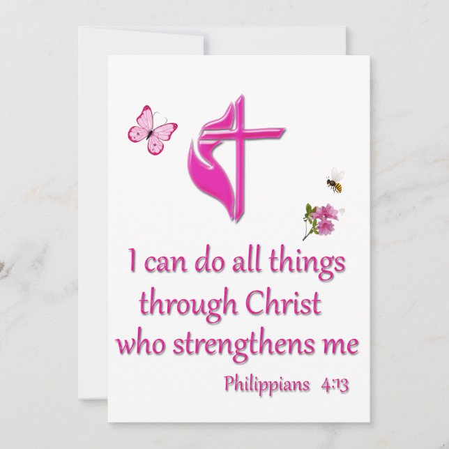 Tarjeta Festiva Filípedos 4:16 (Anverso)