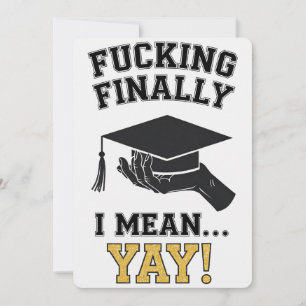 Tarjeta Festiva Finalmente Quiero decir Escuela Secundaria Univers