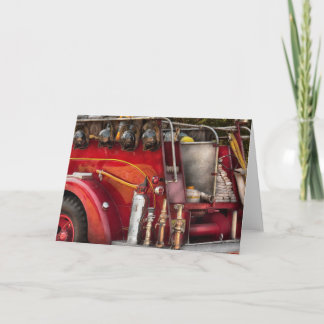 Tarjeta Festiva Fireman - Listo para un incendio