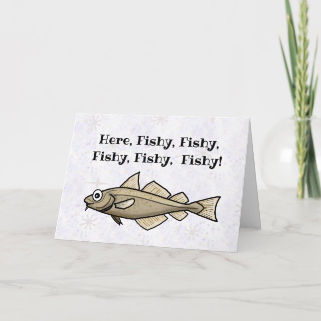 Tarjeta Festiva Fish In the Sea Romantic Love Greeting Card (Anverso)