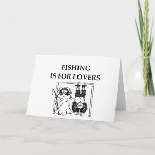 Tarjeta Festiva FISHing es para los amantes