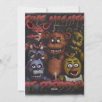 Tarjeta Festiva Five Nights at Freddy's 