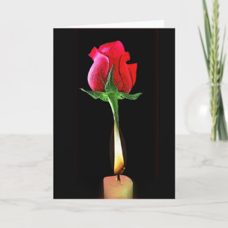 Tarjeta Festiva Flame Heart Card de Gregory Gallo