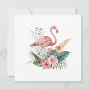 Tarjeta Festiva Flamenco Con Flores