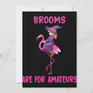 Tarjeta Festiva Flamenco   Disfraz de Halloween Flamingoween