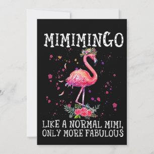 Tarjeta Festiva Flamencos   Mimimingo Como Un Mimi Normal