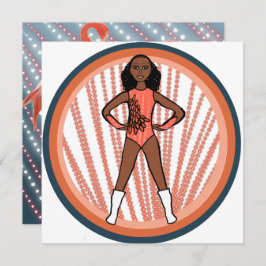 Tarjeta Festiva Flamingo Dancer A