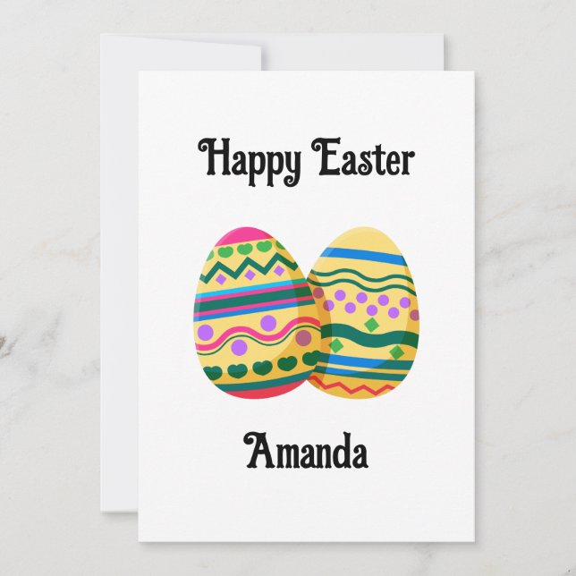 Tarjeta Festiva Flat Holiday Card (Anverso)