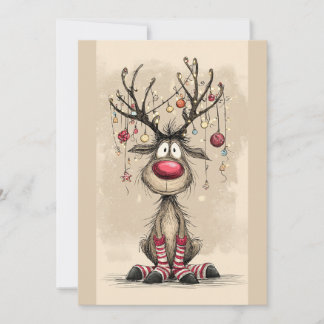 Tarjeta Festiva Flat Holiday Card