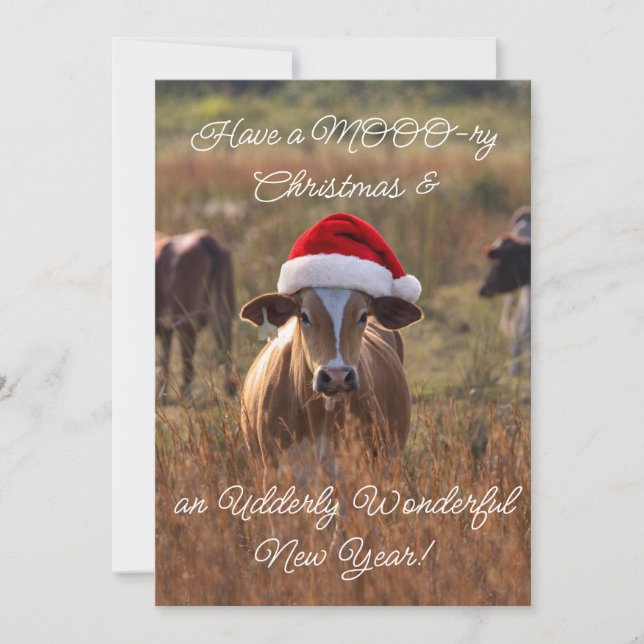 Tarjeta Festiva Flat Holiday Card (Anverso)