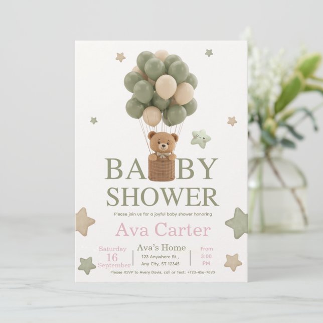 Tarjeta Festiva Flat Holiday Card (Anverso de pie)