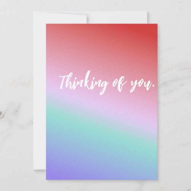 Tarjeta Festiva Flat Holiday Card (Anverso)