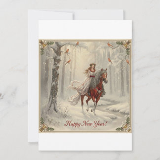 Tarjeta Festiva Flat Holiday Card