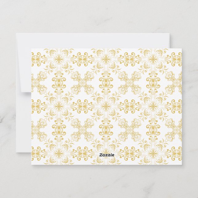Tarjeta Festiva Flat Holiday Cards (Reverso)