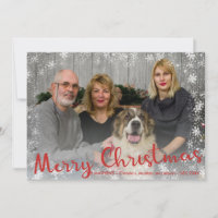 Flechas de nieve blancas rojas rústicas Guión de N