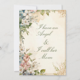 Tarjeta Festiva Flor de jazmín vintage día de la madre