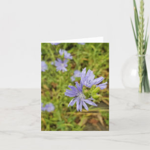 Tarjeta Festiva Flor violeta
